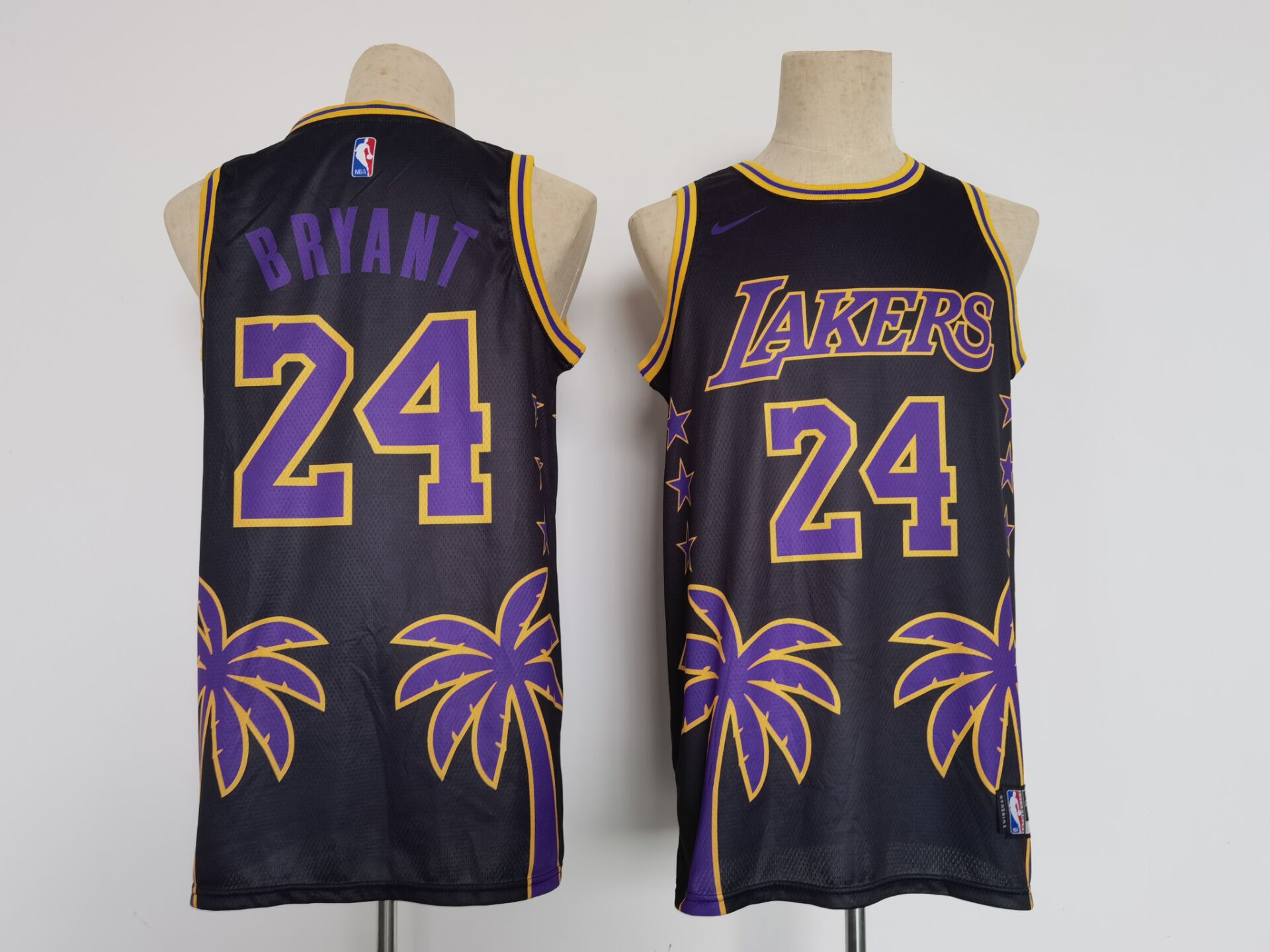 Men Los Angeles Lakers 24 Bryant Black style 2022 Nike NBA Jersey